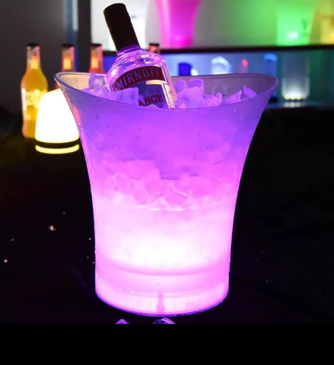 CleanMaster®, Cubeta Hielera Con Luz Led Y Parlante