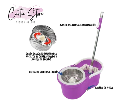 MOPA TRAPEADOR GIRATORIO 360° GiraMop®