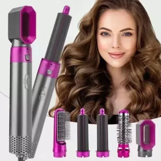 HairFlex 5® cepillo de pelo 5 cabezales gris