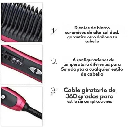 ThermoLiss®, Cepillo Alisador Con Temperatura Regular